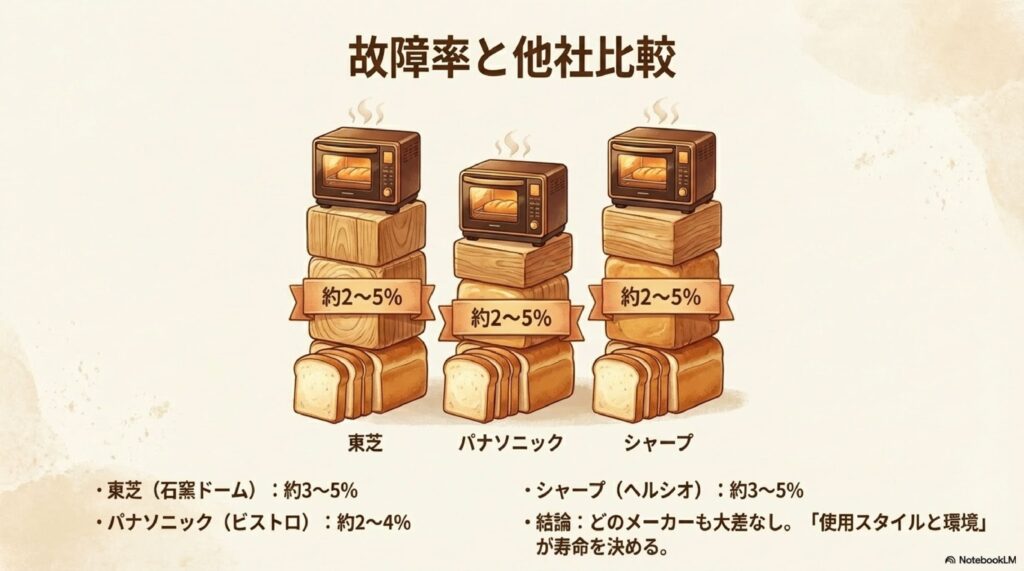 東芝石窯ドームと他社製品との比較