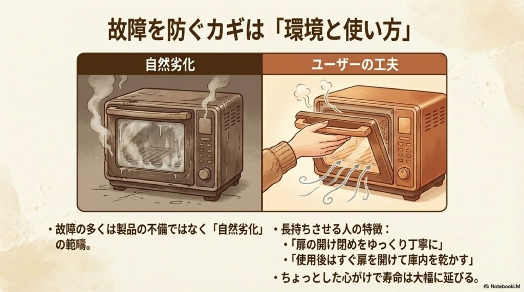 東芝石窯ドームの故障を防ぐには「使い方と環境」がカギ