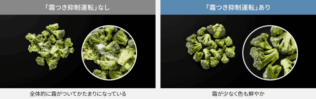 NR-F49EY3（最新）は霜がつきにくい。型落ちNR-F49EY2との比較