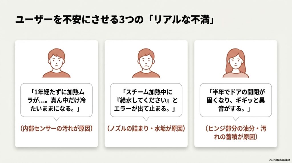 象印オーブンレンジが壊れやすいという口コミの傾向