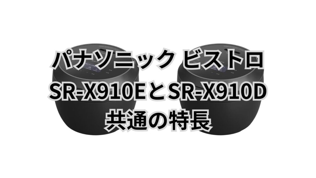 SR-X910EとSR-X910Dの共通点