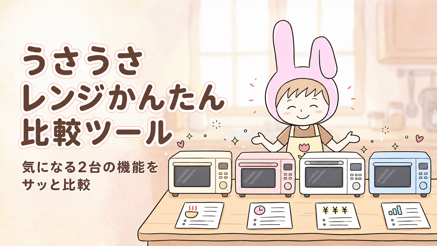 うさうさレンジかんたん比較ツール